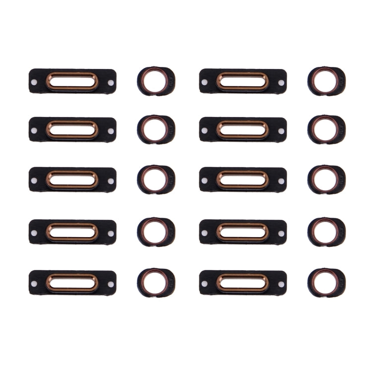 10 staffe di fissaggio per porta di ricarica per iPhone SE 2 in 1 + anelli per jack per cuffie, For iPhone SE 10 staffe di fissaggio per porta di ricarica per iPhone SE 2 in 1 + anelli per jack per cuffie, For iPhone SE